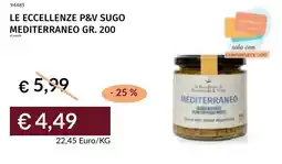 Prezzemolo e Vitale Le eccellenze p&v sugo mediterraneo offerta