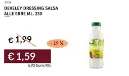 Prezzemolo e Vitale Develey dressing salsa alle erbe offerta