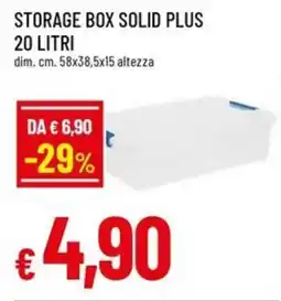 A&O Storage box solid plus offerta
