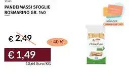 Prezzemolo e Vitale Pandeimassi sfoglie rosmarino offerta