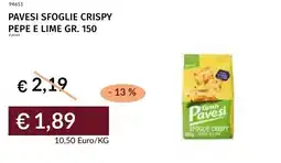 Prezzemolo e Vitale Pavesi sfoglie crispy pepe e lime offerta