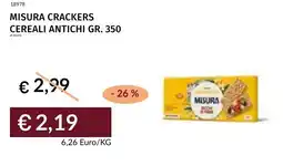 Prezzemolo e Vitale Misura crackers cereali antichi offerta