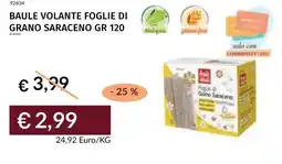 Prezzemolo e Vitale Baule volante foglie di grano saraceno offerta