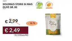 Prezzemolo e Vitale Dolomais storie di mais olive offerta