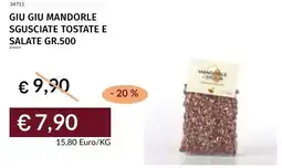 Prezzemolo e Vitale Giu giu mandorle sgusciate tostate e salate offerta
