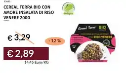 Prezzemolo e Vitale Cereal terra bio con amore insalata di riso venere offerta