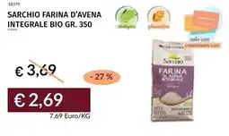 Prezzemolo e Vitale Sarchio farina d'avena integrale bio offerta