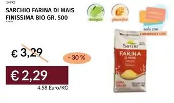 Prezzemolo e Vitale Sarchio farina di mais finissima bio offerta