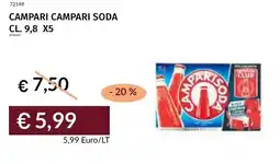 Prezzemolo e Vitale Campari campari soda offerta