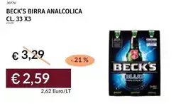 Prezzemolo e Vitale Beck's birra analcolica offerta