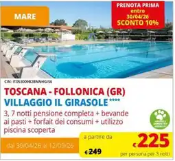 A&O Villaggio il girasole offerta