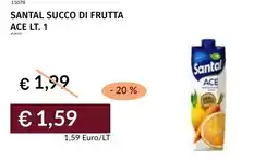 Prezzemolo e Vitale Santal succo di frutta ace offerta