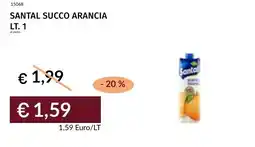 Prezzemolo e Vitale Santal succo arancia offerta