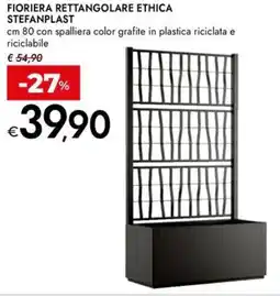 Bennet Fioriera rettangolare ethica STEFANPLAST offerta