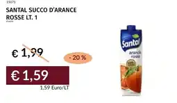 Prezzemolo e Vitale Santal succo d'arance rosse offerta