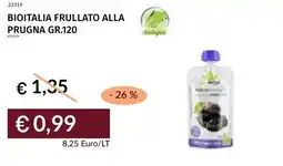 Prezzemolo e Vitale Bioitalia frullato alla prugna offerta