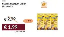 Prezzemolo e Vitale Nestle nesquik drink offerta