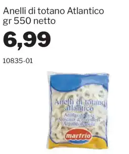GrosMarket Anelli di totano Atlantico offerta