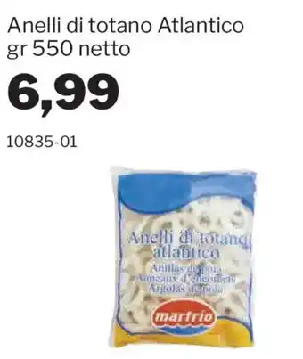 GrosMarket Anelli di totano Atlantico offerta