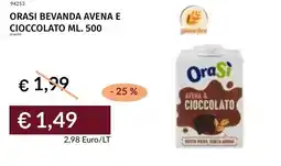 Prezzemolo e Vitale Orasi bevanda avena e cioccolato offerta