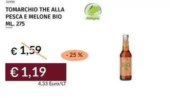 Prezzemolo e Vitale Tomarchio the alla pesca e melone bio offerta