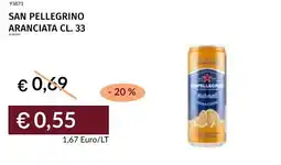 Prezzemolo e Vitale San pellegrino aranciata offerta
