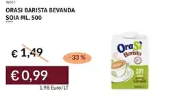 Prezzemolo e Vitale Orasi barista bevanda soia offerta