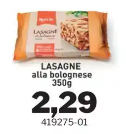 GrosMarket Roscio lasagne alla bolognese offerta