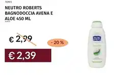 Prezzemolo e Vitale Neutro roberts bagnodoccia avena e aloe offerta