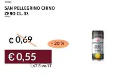 Prezzemolo e Vitale San pellegrino chino zero offerta