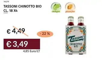 Prezzemolo e Vitale Tassoni chinotto bio offerta
