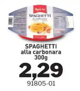 GrosMarket Roscio spaghetti alla carbonara offerta