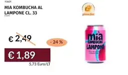 Prezzemolo e Vitale Mia kombucha al lampone offerta