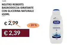Prezzemolo e Vitale Neutro roberts bagnodoccia idratante con glicerina naturale offerta