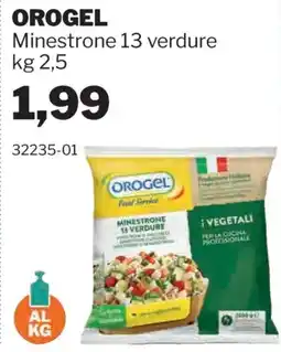 GrosMarket OROGEL Minestrone 13 verdure offerta