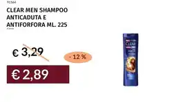 Prezzemolo e Vitale Clear men shampoo anticaduta e antiforfora offerta