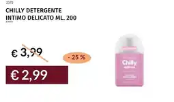 Prezzemolo e Vitale Chilly detergente intimo delicato offerta