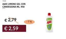 Prezzemolo e Vitale Ajax limone gel con candeggina offerta