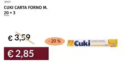 Prezzemolo e Vitale Cuki carta forno offerta