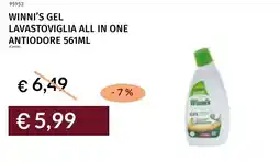 Prezzemolo e Vitale Winni's gel lavastoviglia all in one antiodore offerta
