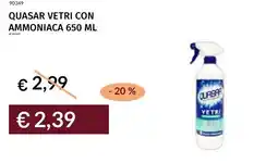 Prezzemolo e Vitale Quasar vetri con ammoniaca offerta