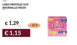 Prezzemolo e Vitale Lines proteggi slip intervallo fresh offerta