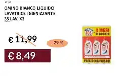 Prezzemolo e Vitale Omino bianco liquido lavatrice igienizzante offerta