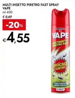 Bennet Multi insetto piretro fast spray VAPE offerta