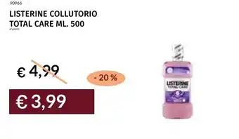 Prezzemolo e Vitale Listerine collutorio total care offerta