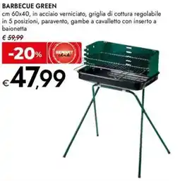 Bennet Barbecue green offerta