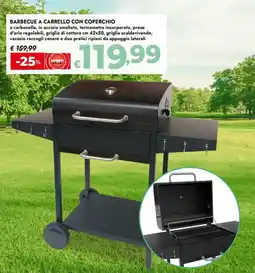 Bennet Barbecue a carrello con coperchio offerta