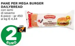 Alì Supermercati Pane per mega burger DAILYBREAD offerta
