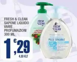 Splendidi e Splendenti Fresh & clean sapone liquido offerta