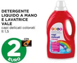 Alì Supermercati Detergente liquido a mano e lavatrice VALE offerta